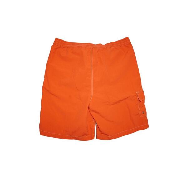 Polo Ralph Lauren Orange Swim Trunks Size XL – Utility Pocket, Drawstring Waist - Picture 8 of 10